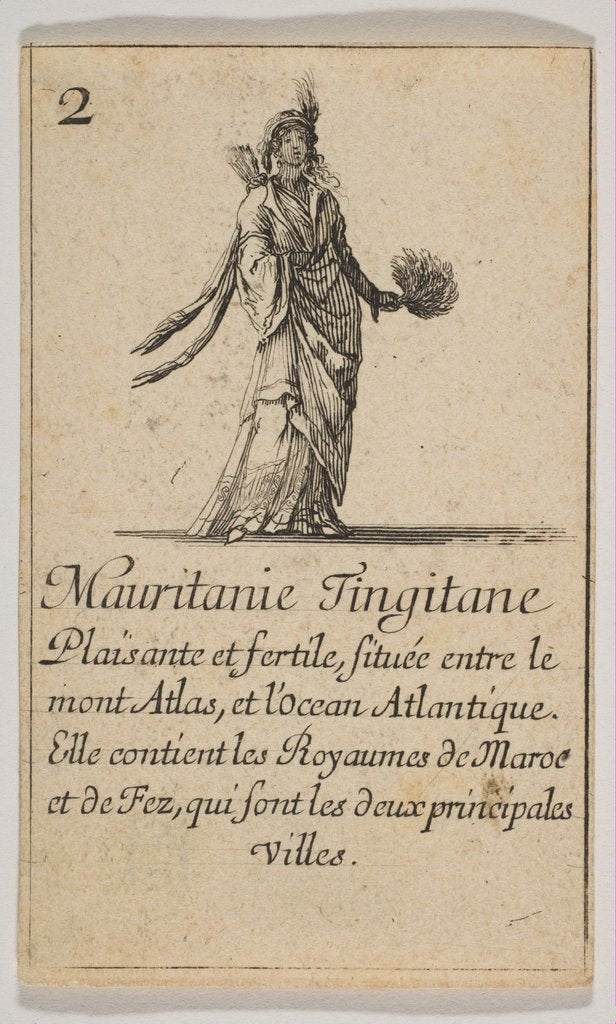 Detail of Mauritanie, 1644 by Stefano della Bella