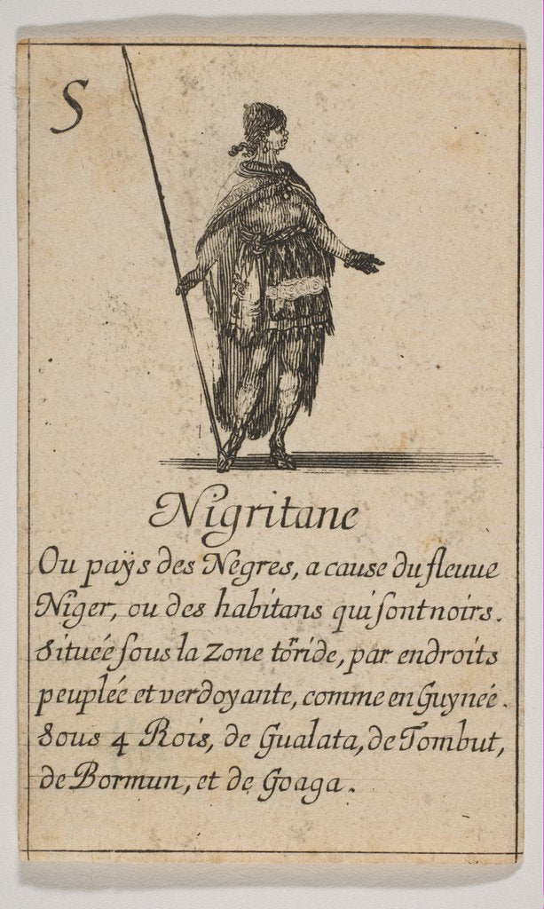 Detail of Nigritane, 1644 by Stefano della Bella