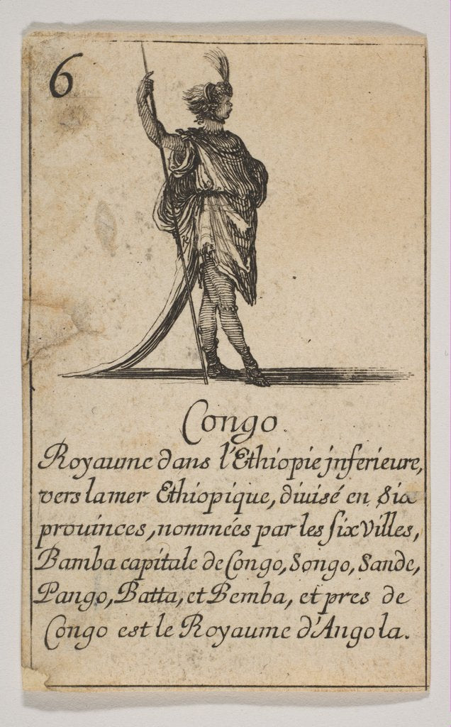 Detail of Congo, 1644 by Stefano della Bella