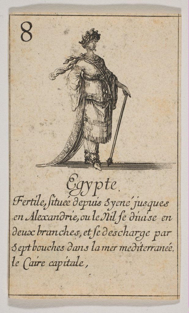 Detail of Egypte, 1644 by Stefano della Bella