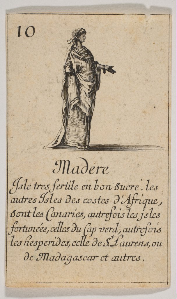 Detail of Madere, 1644 by Stefano della Bella