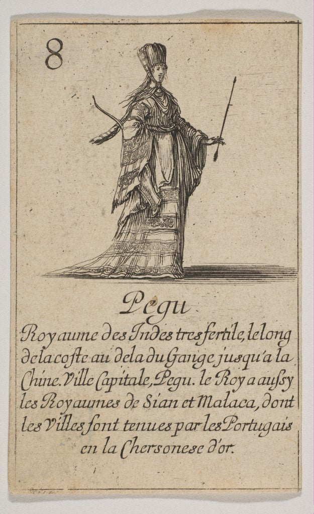 Detail of Pegu, 1644 by Stefano della Bella