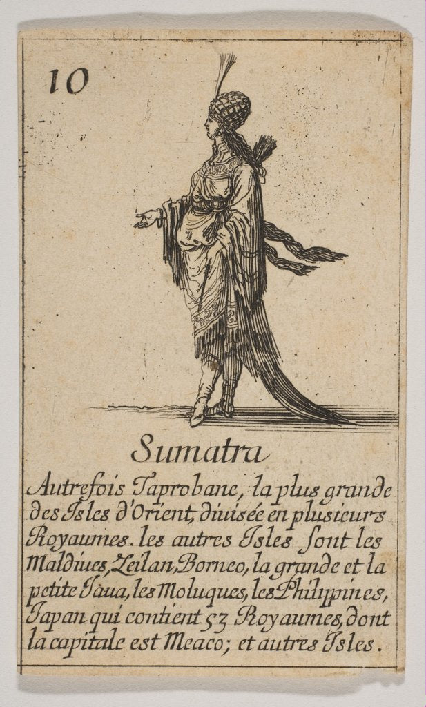 Detail of Sumatra, 1644 by Stefano della Bella