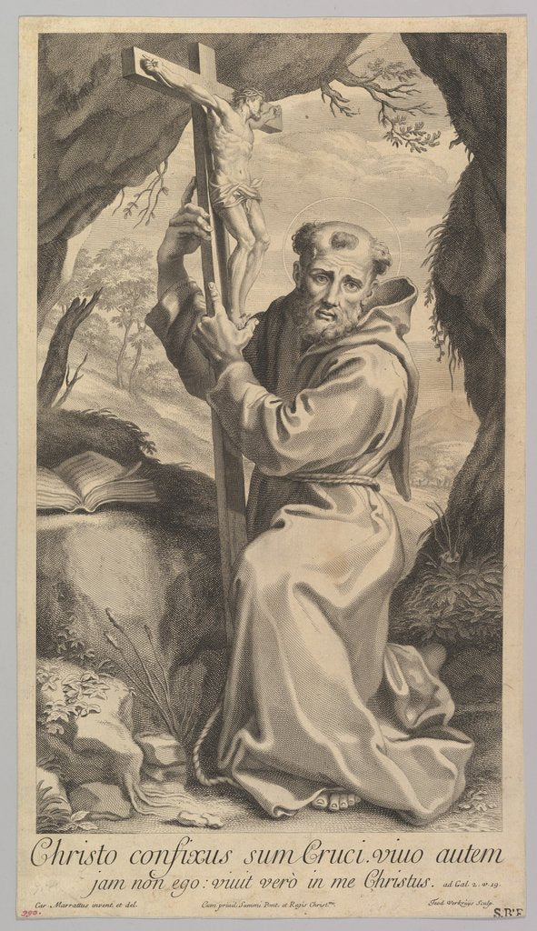 Detail of St. Francis by Theodor Verkruys