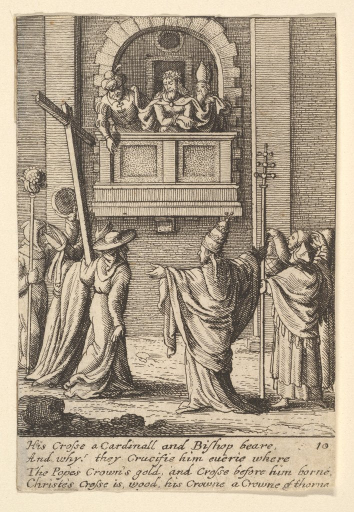 Detail of Ecce Homo, 1625-77 by Wenceslaus Hollar