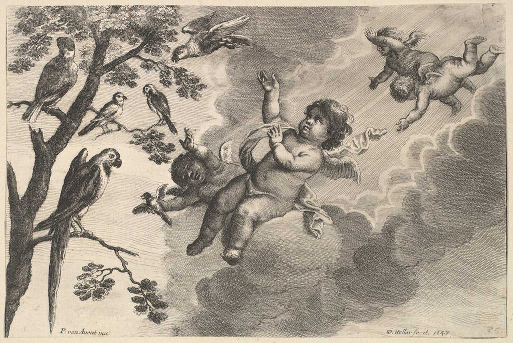 Detail of Air, ca. 1647 by Wenceslaus Hollar