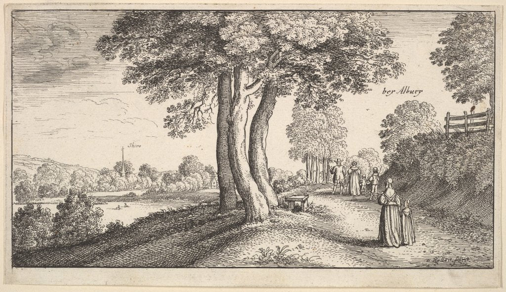 Albury, 1625-77 by Wenceslaus Hollar