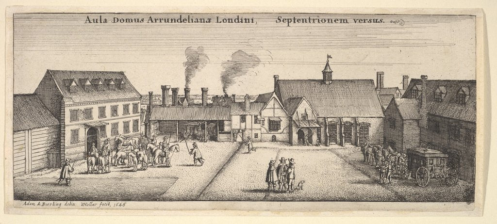 Detail of Arundel House from the North, 1646 by Wenceslaus Hollar
