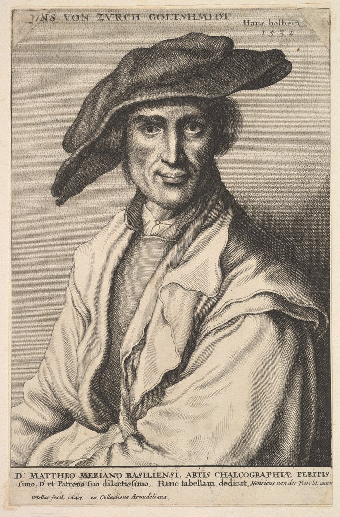 Detail of Hans von Zürch Goltshmidt, 1647 by Wenceslaus Hollar