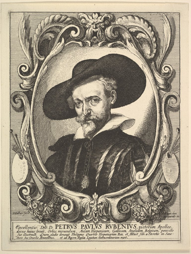 Peter Paul Rubens, 1625-77 by Wenceslaus Hollar
