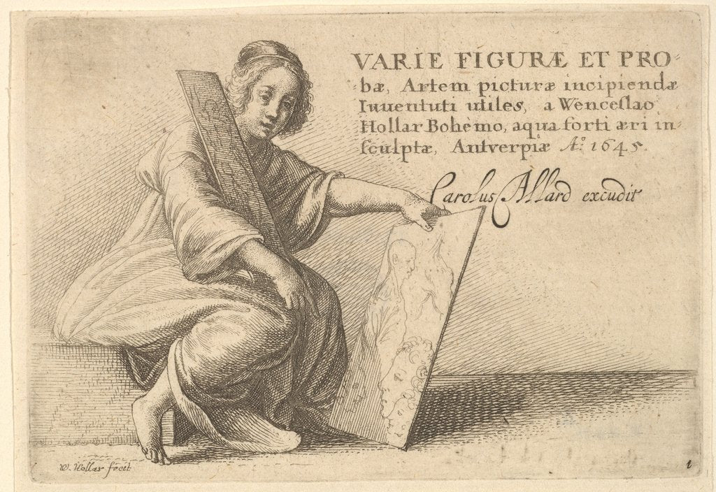 Detail of Varie Figuræ et Probæ, 1645 by Wenceslaus Hollar