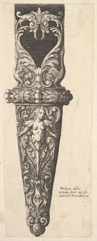 Detail of Lower portion of a scabbard, 1625-77 by Wenceslaus Hollar