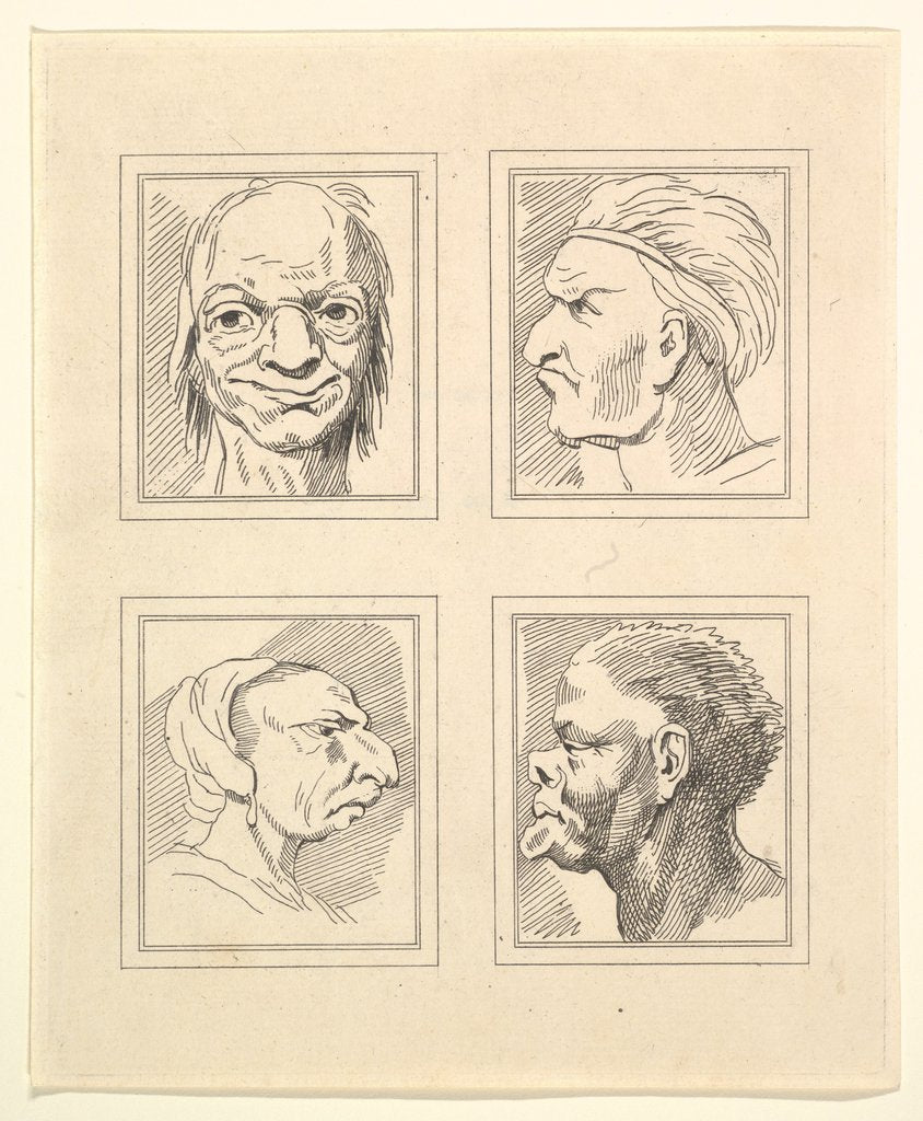 Detail of Four Head by Unknown