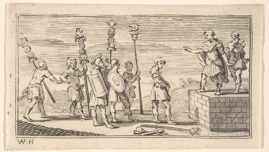 Detail of Shameful Discharge, after 1725 by William Hogarth