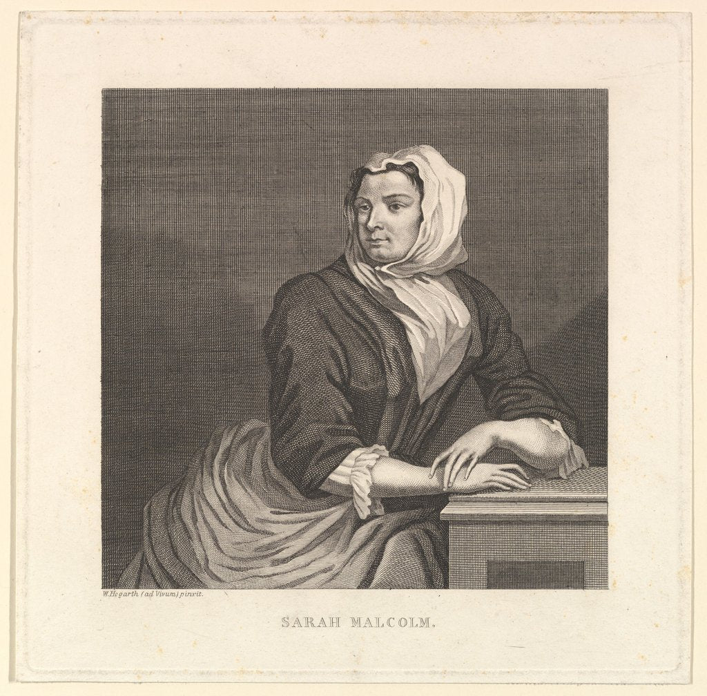 Detail of Sarah Malcolm, late 18th-19th century by Unknown