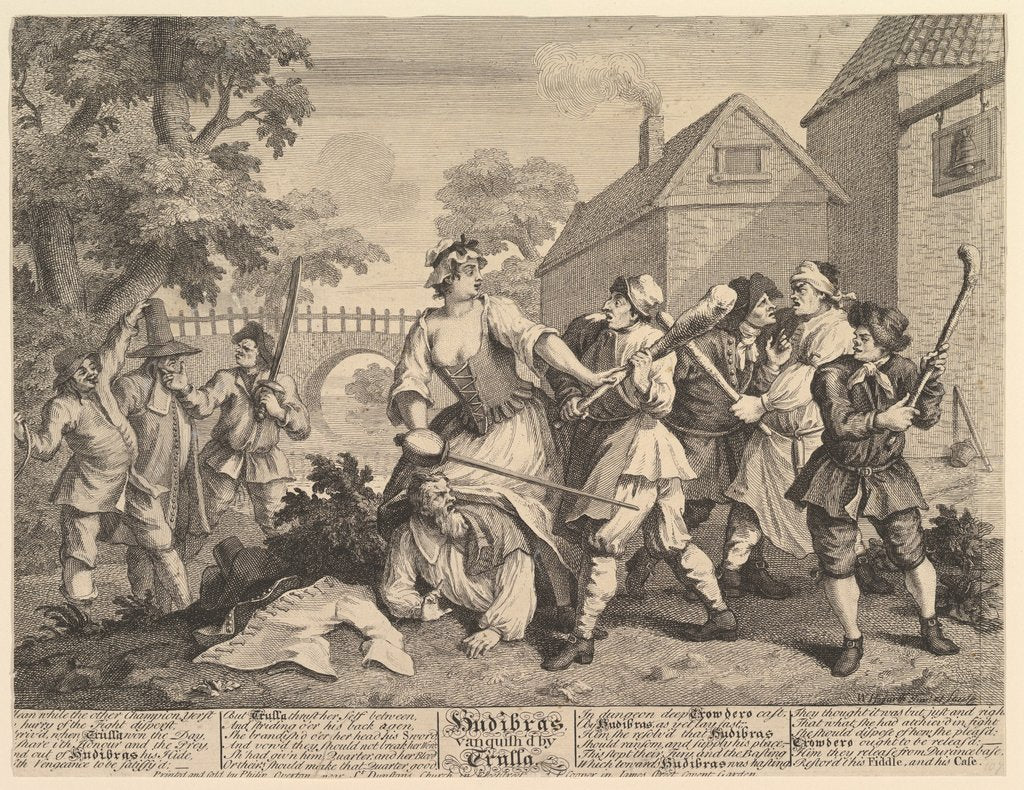 Detail of Hudibras Vanquished by Trull by William Hogarth