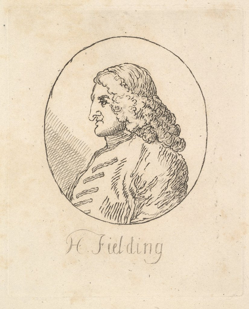 Detail of Henry Fielding, ca. 1835 by Unknown