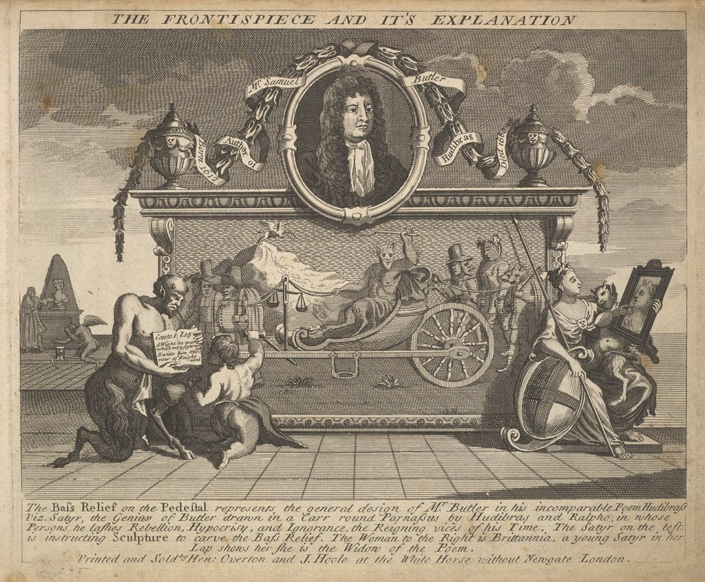 Detail of The Frontispiece and Its Explanation by William Hogarth