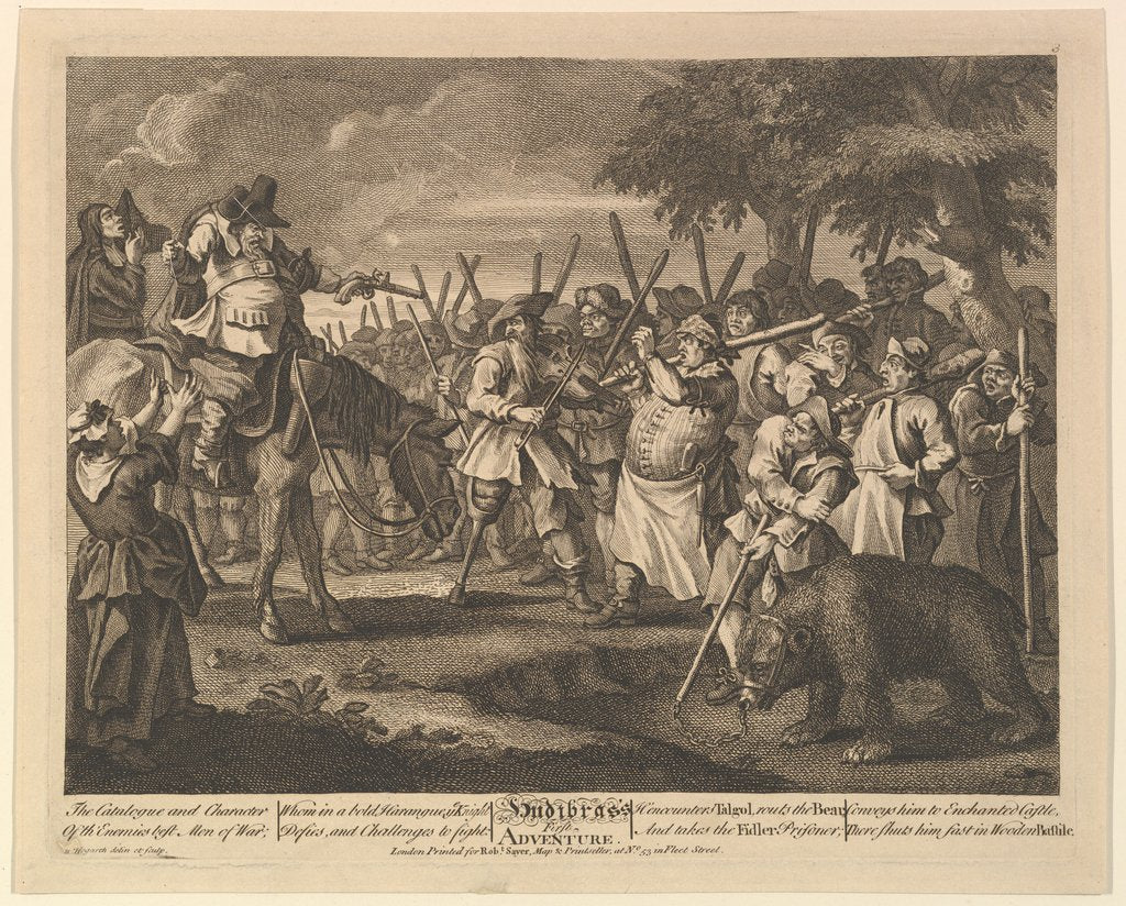 Detail of Hudibras's First Adventur by William Hogarth