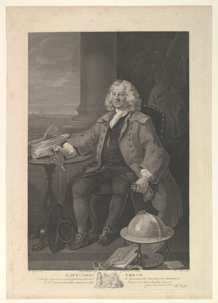 Detail of Captain Thomas Coram, December 1, 1796 by William Nutter