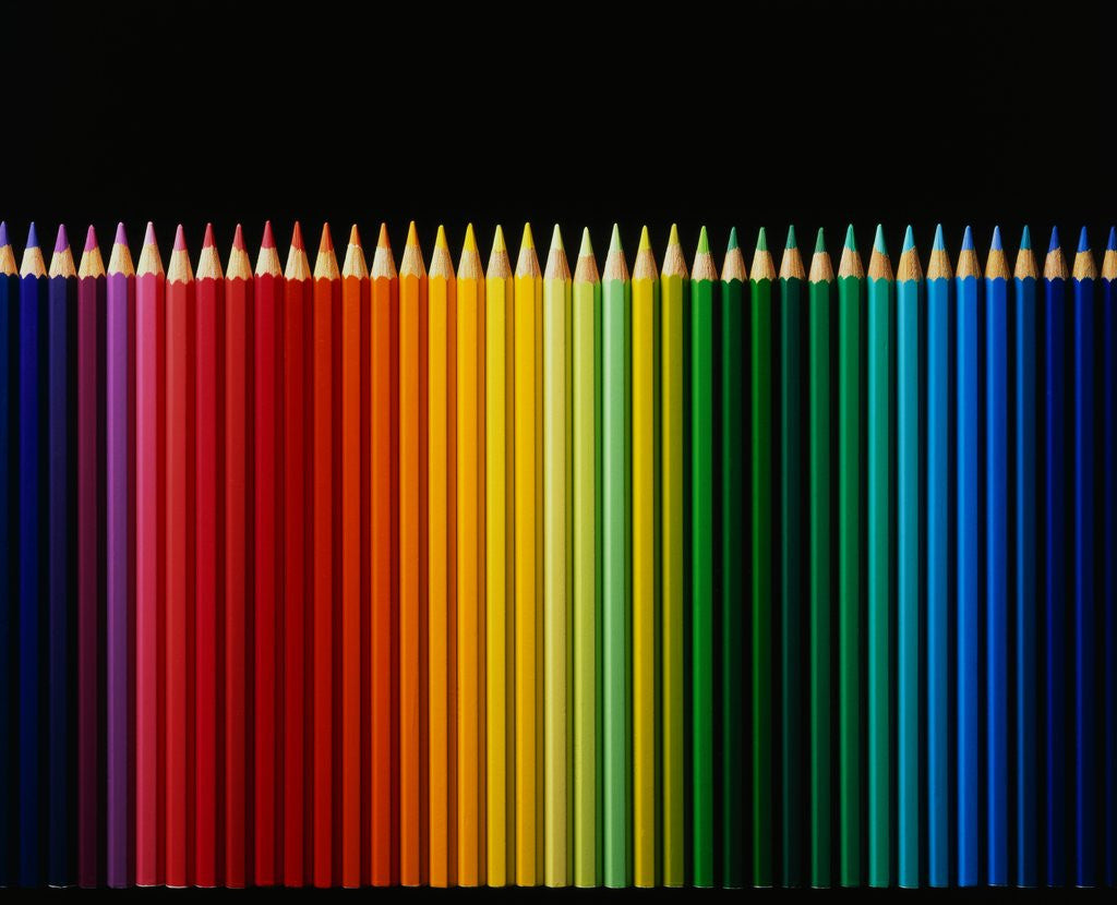 Detail of Colored Pencils by Corbis