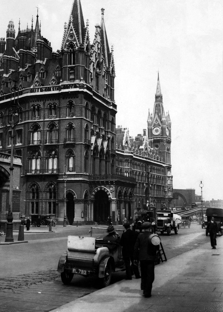 Detail of St Pancras 1931 by Associated Newspapers