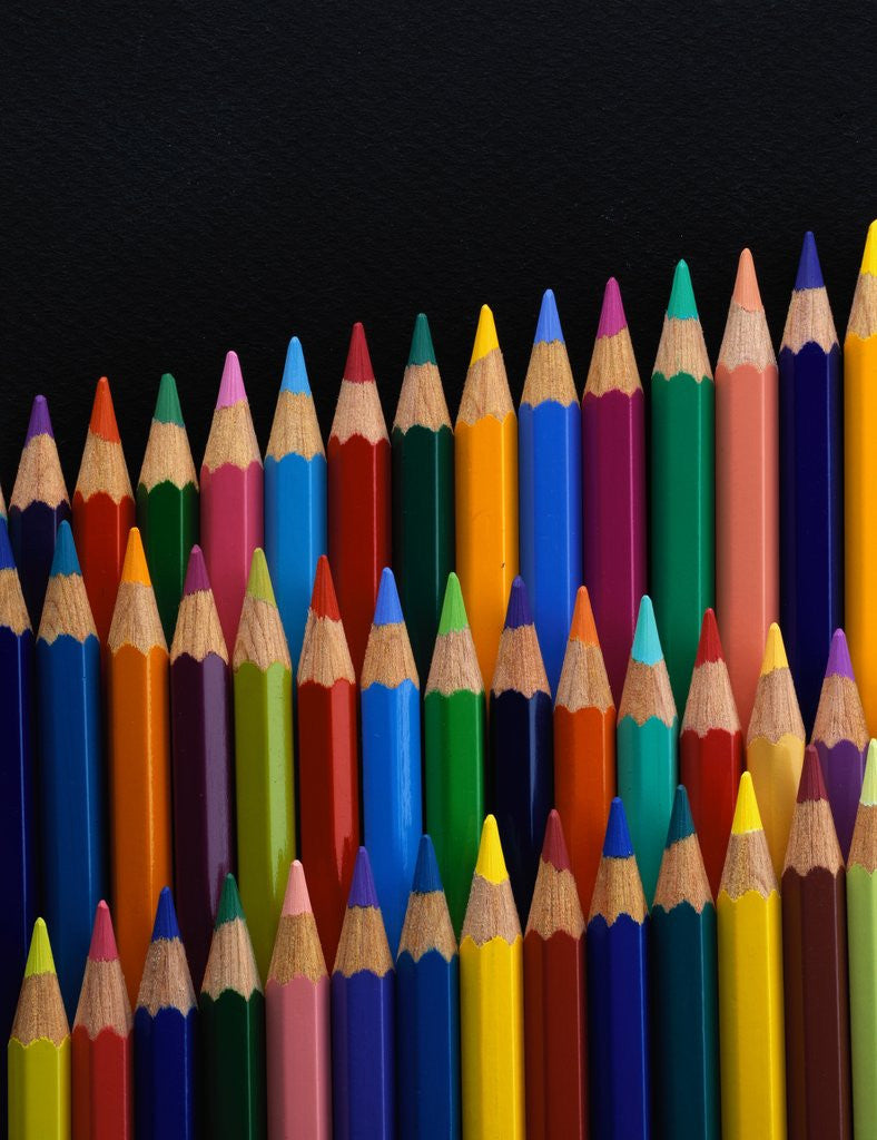 Detail of Colored Pencils by Anonymous