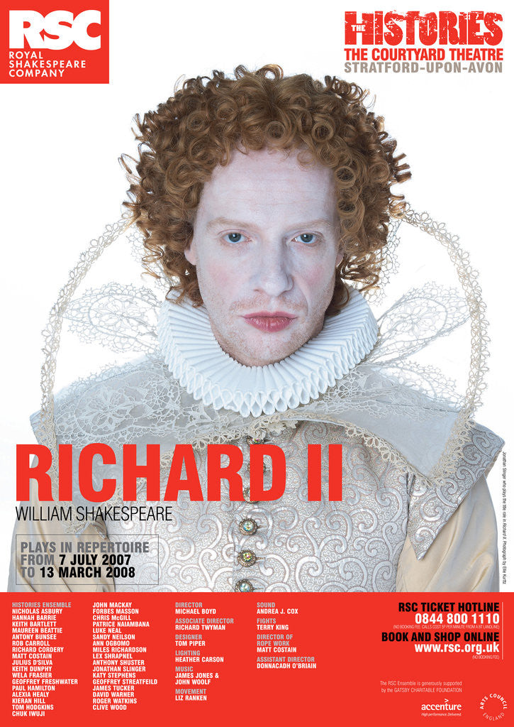 Detail of Richard II, 2007 by Michael Boyd