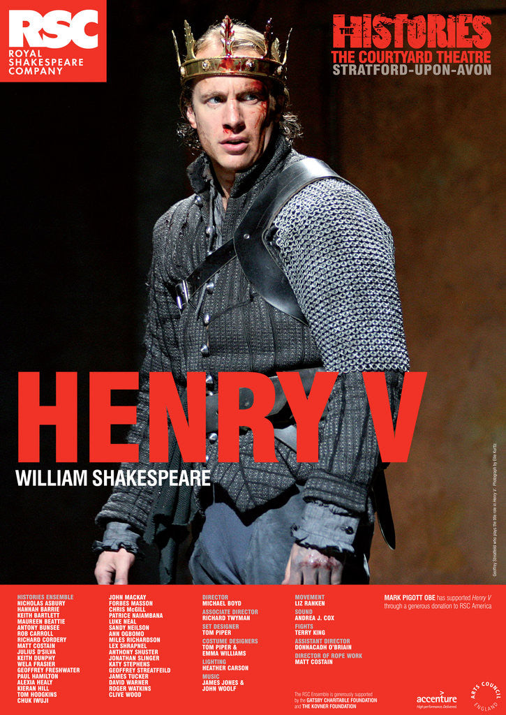 Detail of Henry V, 2007 by Michael Boyd