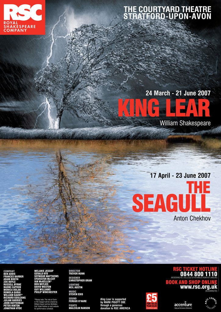 Detail of King Lear / The Seagull 2007 by Trevor Nunn