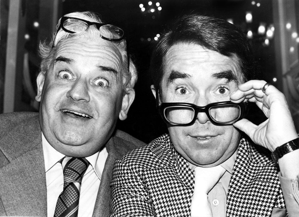 Detail of The Two Ronnies, Ronnie Barker and Ronnie Corbett by Associated Newspapers