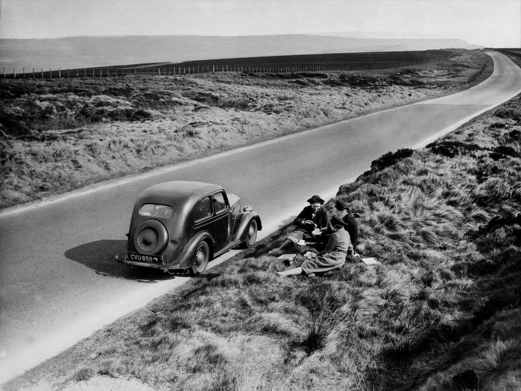 Detail of Picnic on the moors by Associated Newspapers
