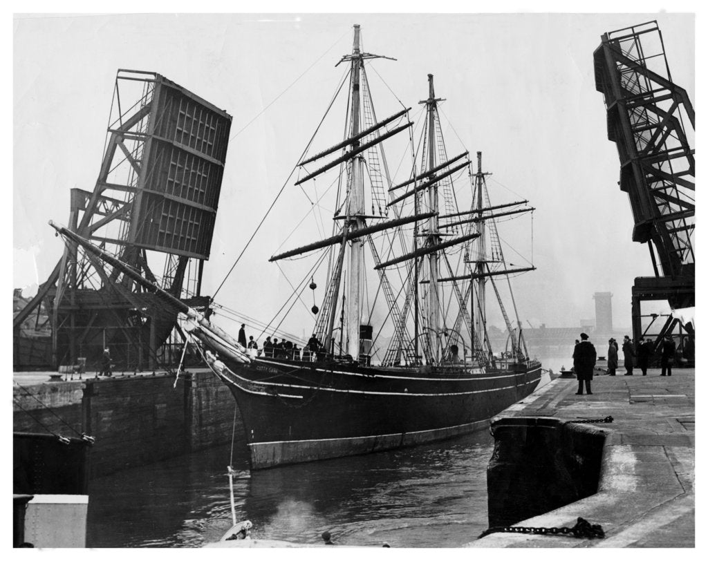 Detail of The Cutty Sark at Millwall by Associated Newspapers