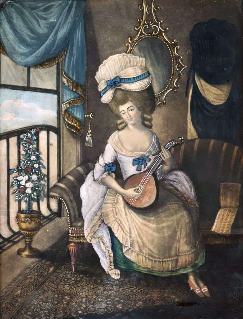 Detail of The Musical Charmer by Anonymous