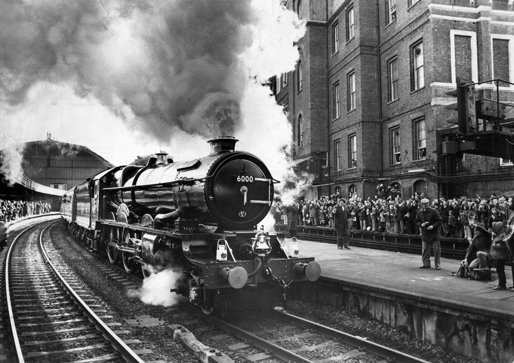 Detail of Steam train at Paddington by Associated Newspapers