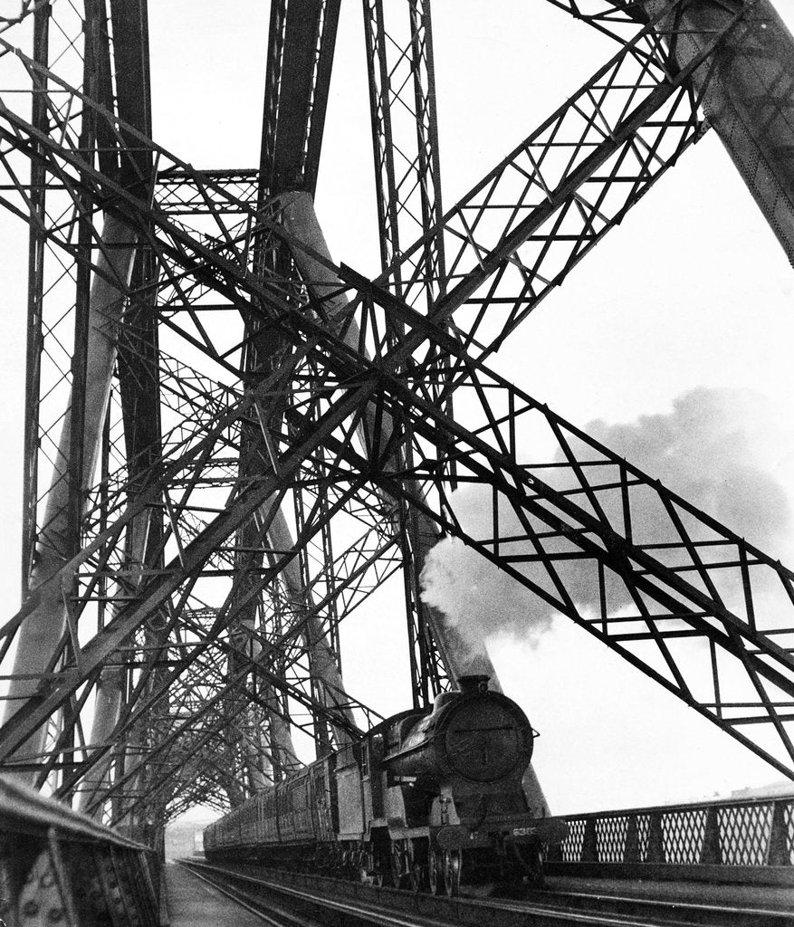 Detail of Steam on the Forth Rail Bridge by Associated Newspapers
