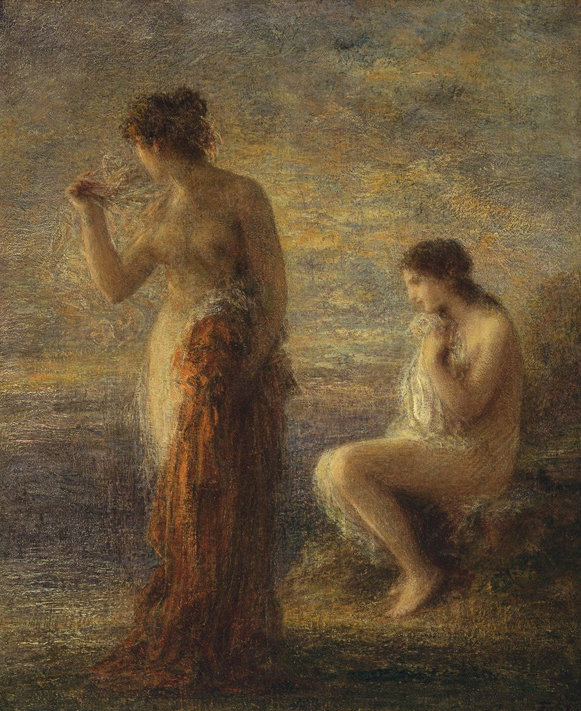Detail of L'Aurora by Henri Fantin-Latour