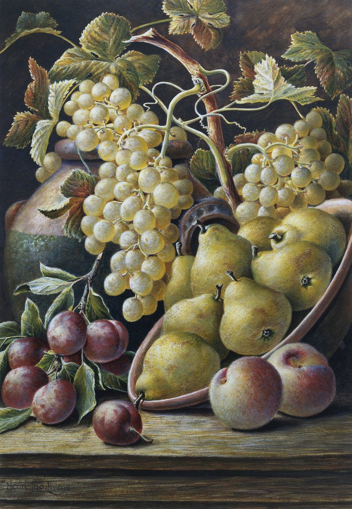 Detail of Autumn Delights by Henry John Livens