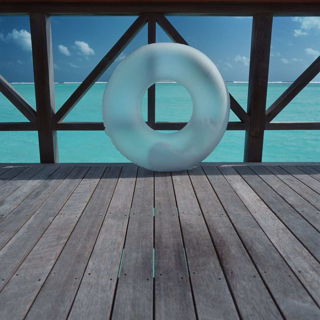 Detail of Inflatable rubber ring by Anonymous