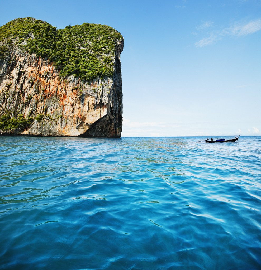 Detail of Phang-Nga Bay Island with Mountains by Anonymous
