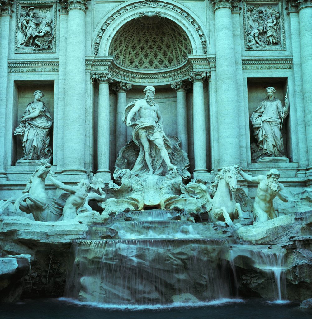 Detail of Italy, Rome, Trevi Fountain by Anonymous