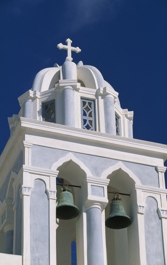Detail of Bell tower, Santorin, Greece by Anonymous