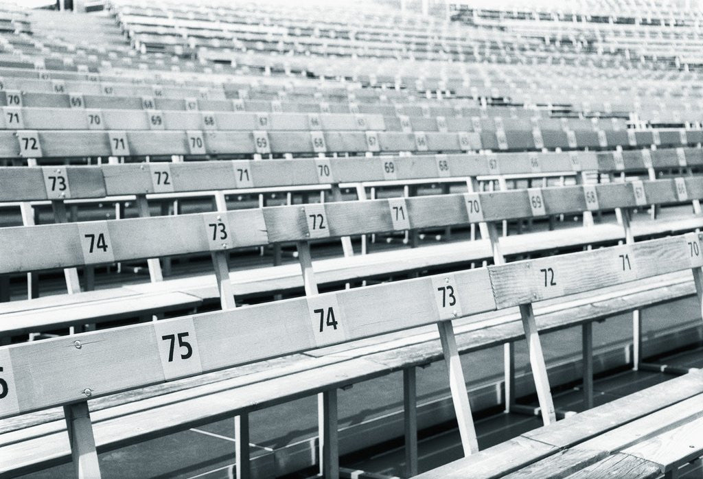 Detail of Empty stadium by Anonymous