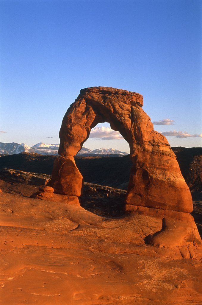 Detail of Arches National Park, Delicate Arch, Utah, USA by Corbis