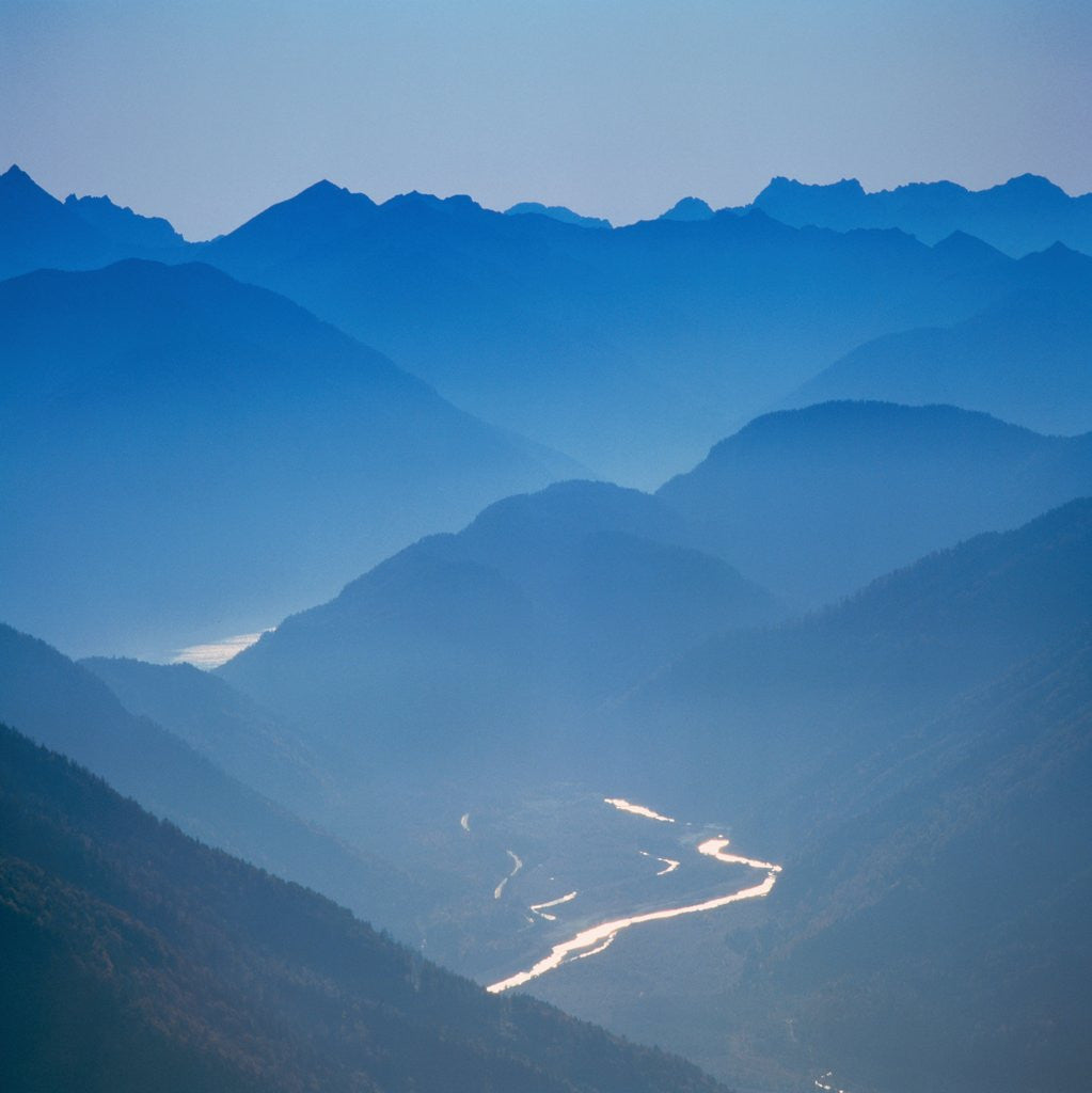 Detail of Mist in Mountains near Lake Tegern, Germany by Anonymous