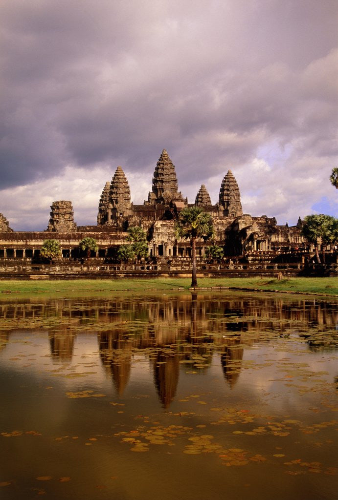 Detail of Angkor Wat temple, Cambodia, Asia by Anonymous