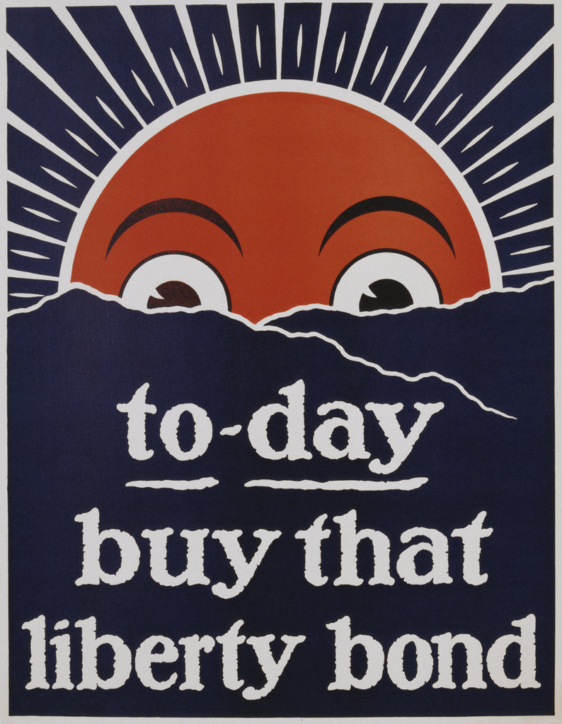 Detail of To-Day Buy That Liberty Bond Poster by Anonymous