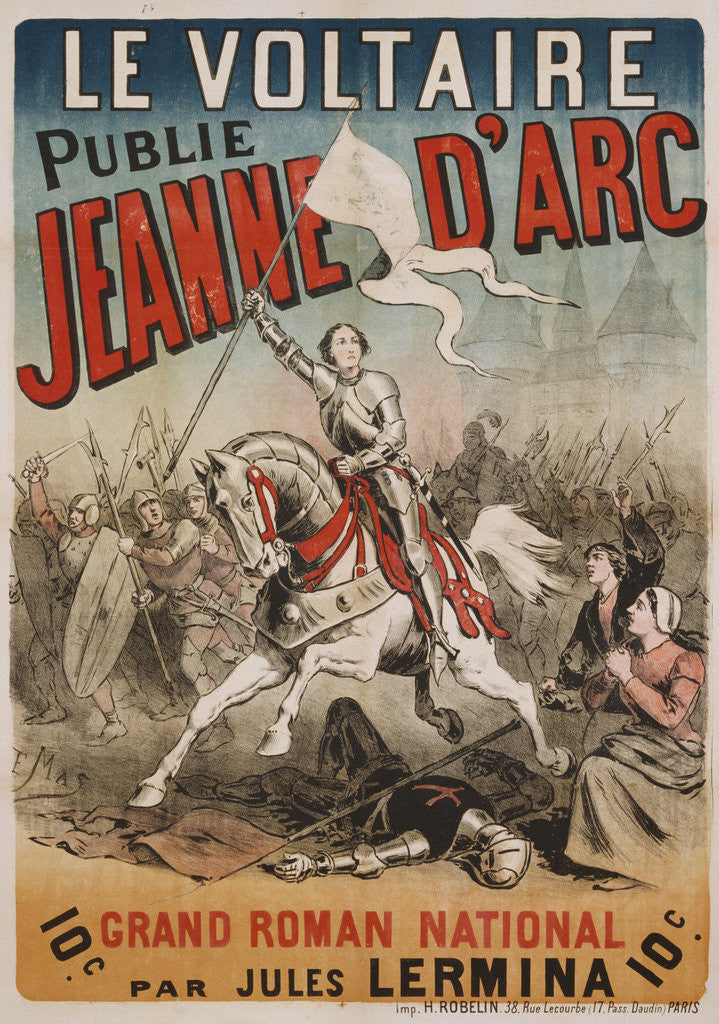 Detail of Jeanne d'Arc Poster by E. Mas