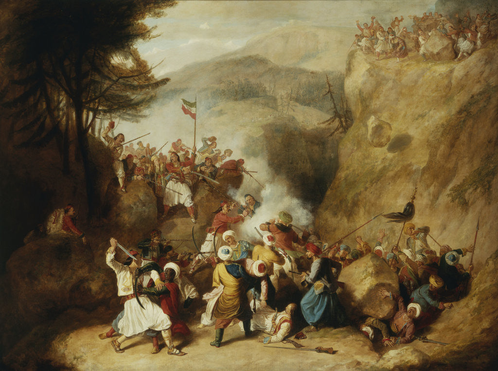 Detail of Battle of Klisswa by Denis Dighton