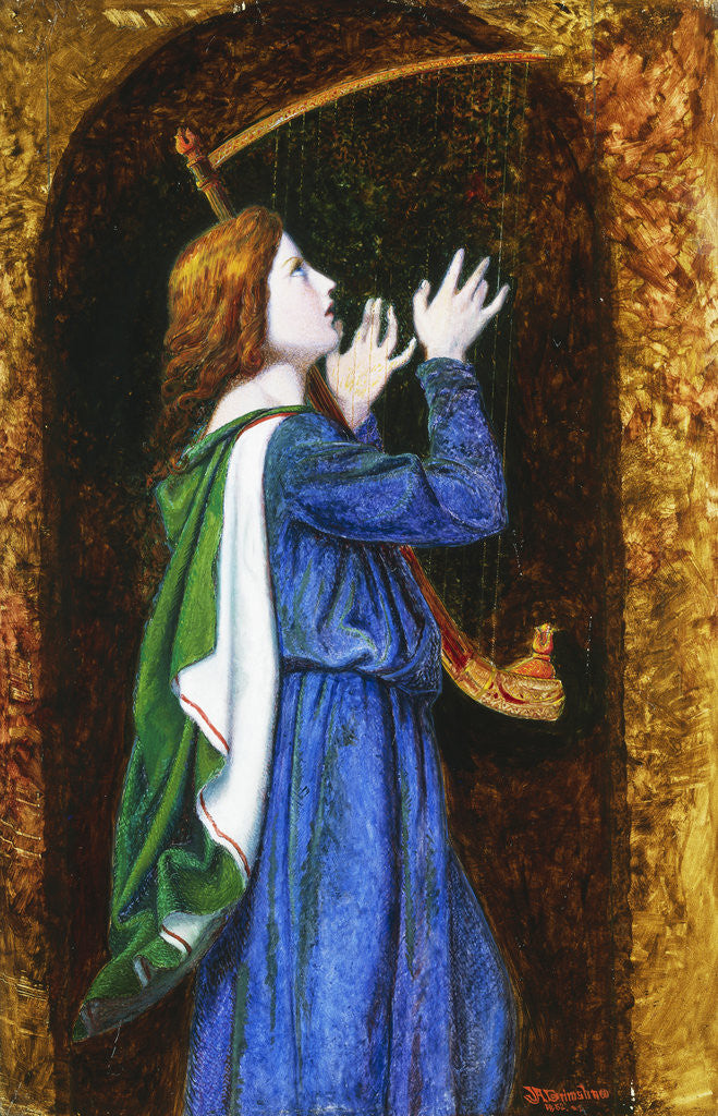 Detail of Santa Cecilia by John Atkinson Grimshaw